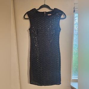Black Sequin Dress